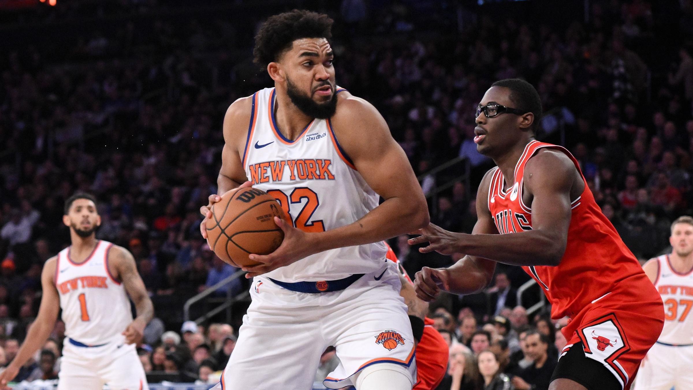 Karl-Anthony Towns scores 46 points, but Knicks' furious second-half comeback thwarted by Bulls in 124-123 loss