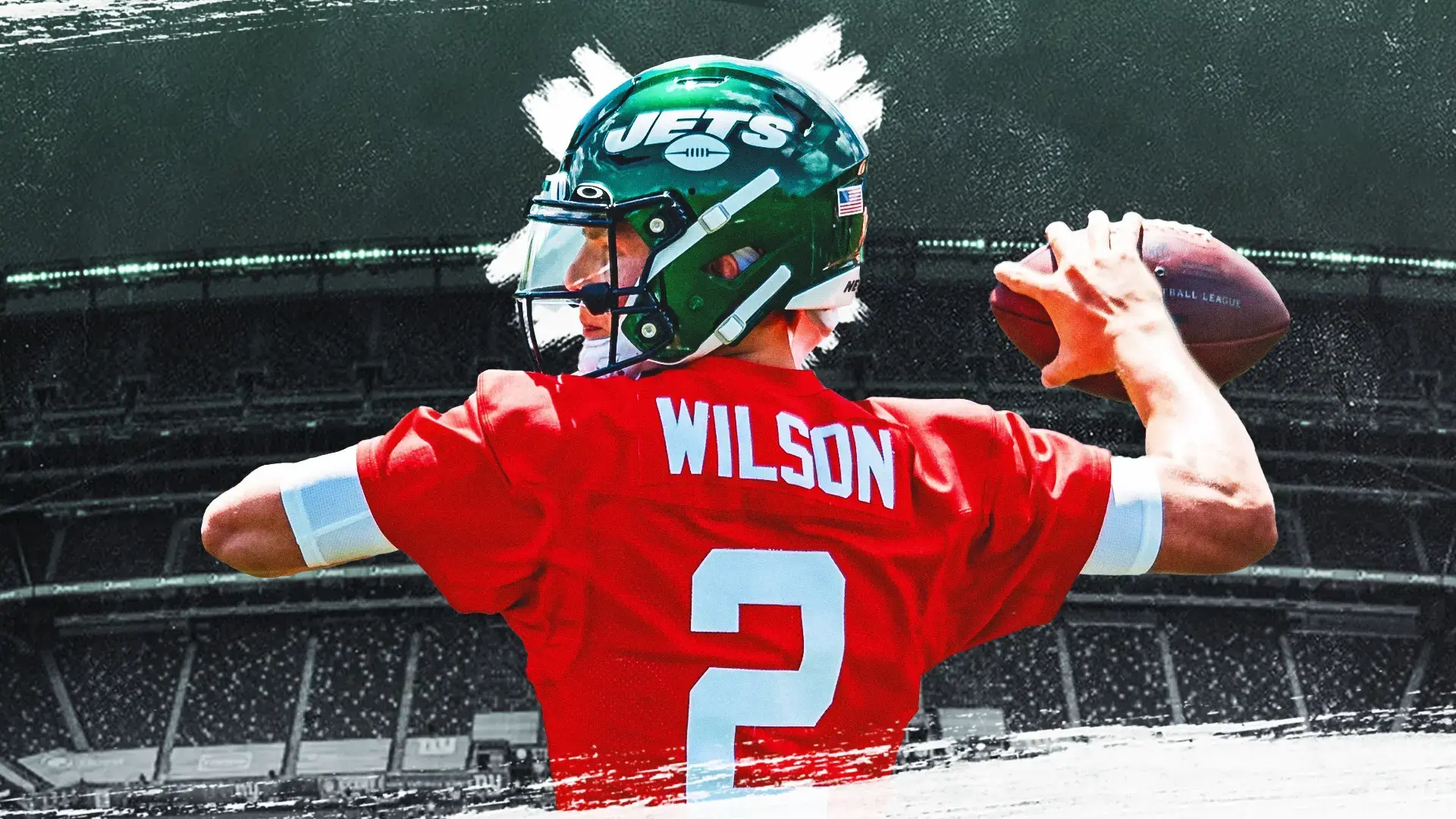 Jets QB Zach Wilson / USA TODAY Sports/Treated by SNY