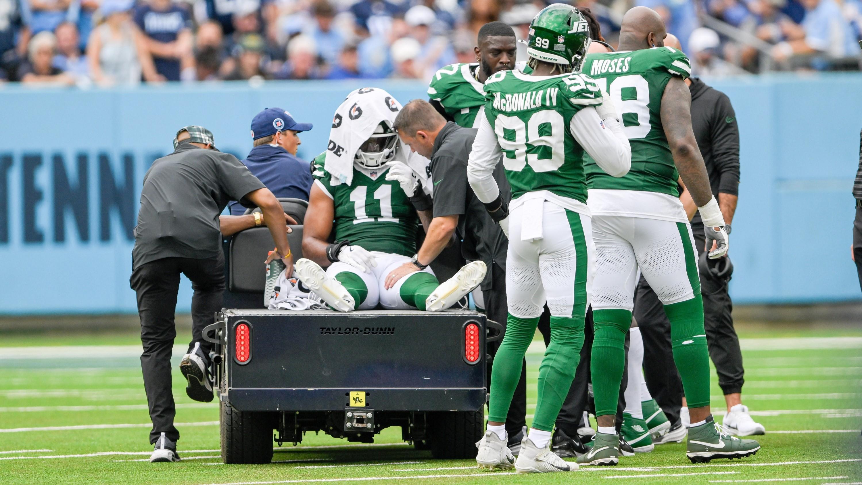 Jets' Robert Saleh: It's 'looking like' Jermaine Johnson suffered season-ending torn Achilles