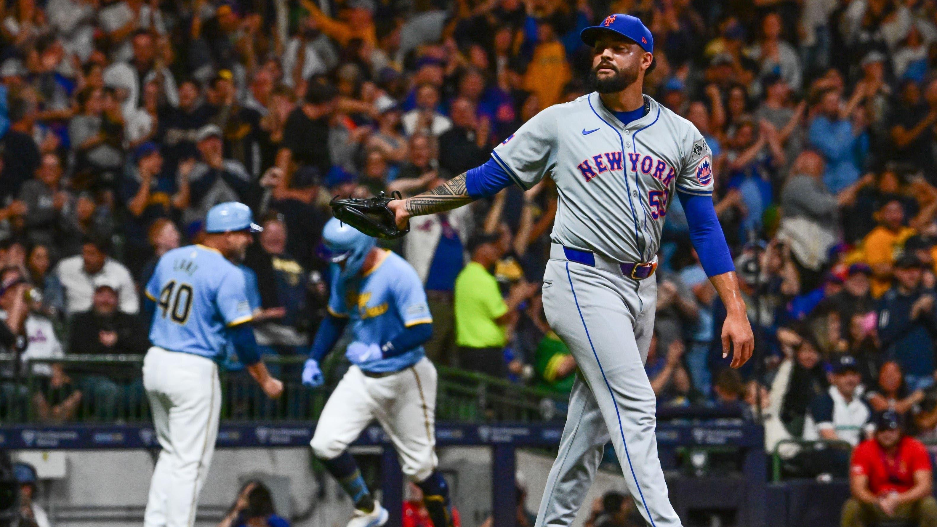 Mets must prove they can handle pressure of wild-card chase after ugly loss to Brewers