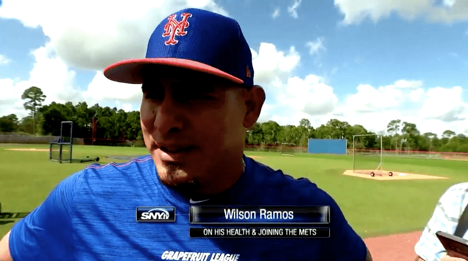 WATCH: Mets' Wilson Ramos talks staying healthy, working with new rotation this spring