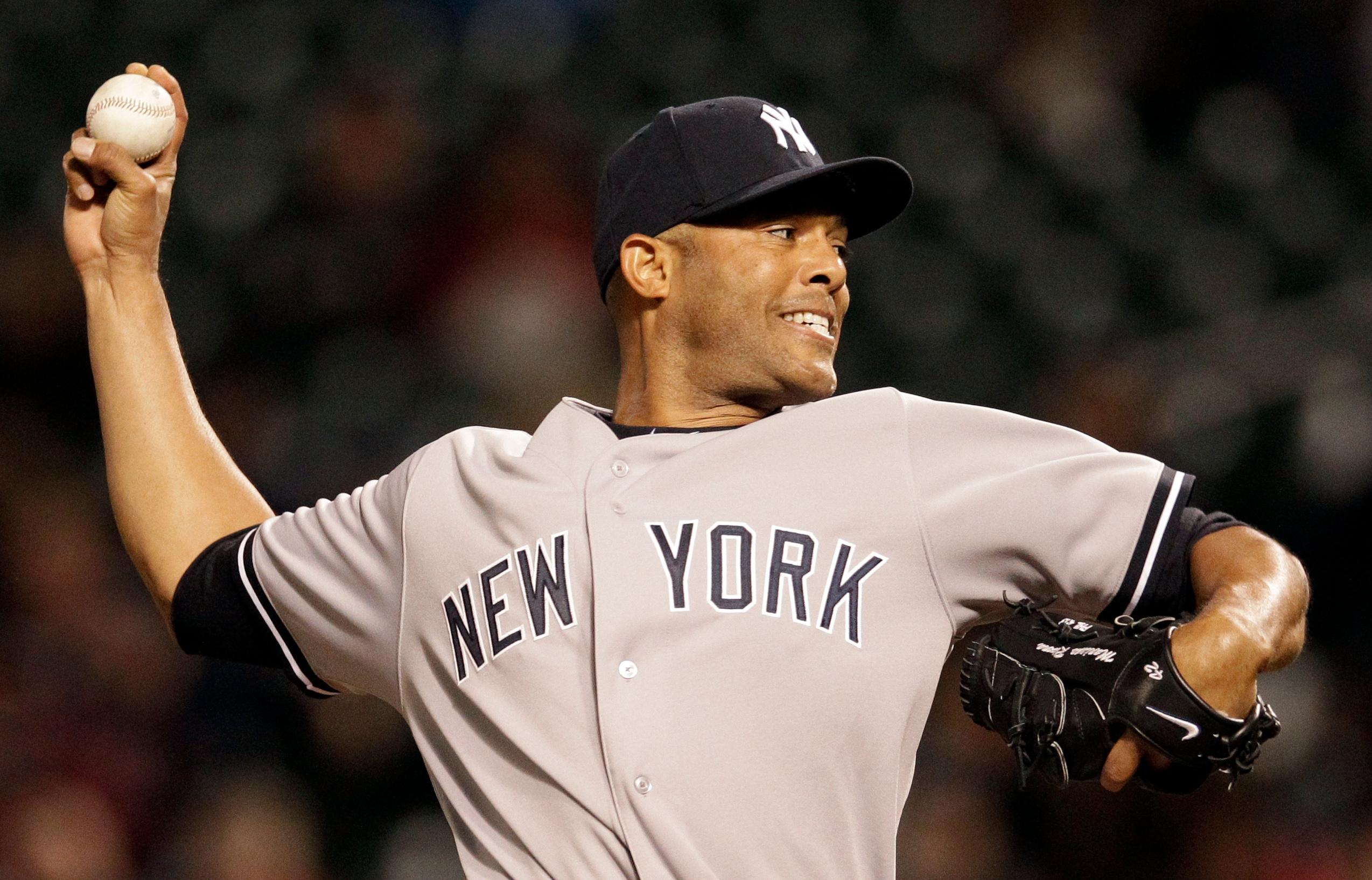 Mariano Rivera pitched a scoreless ninth inning. 