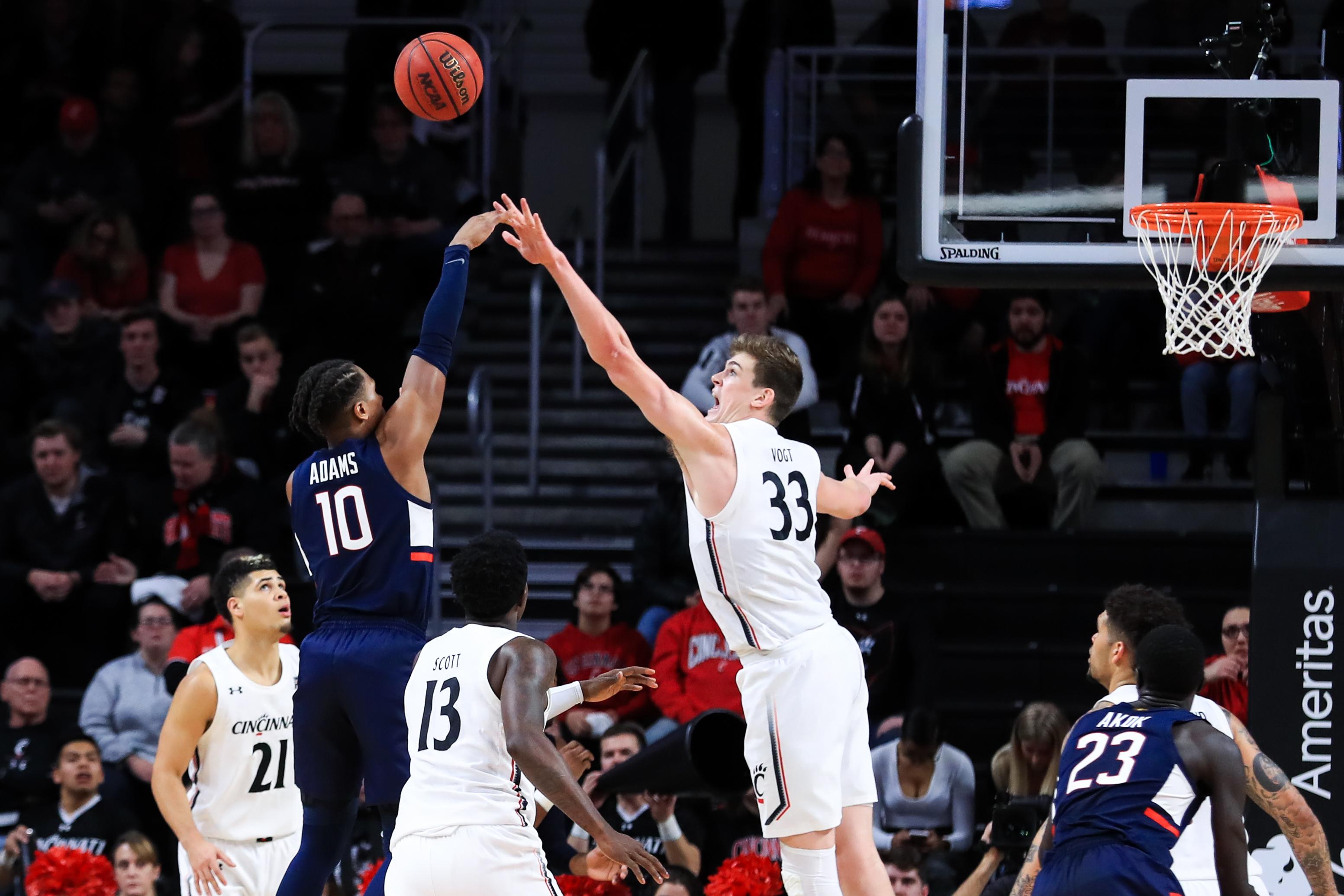 UConn falls to Cincinnati in AAC Conference opener