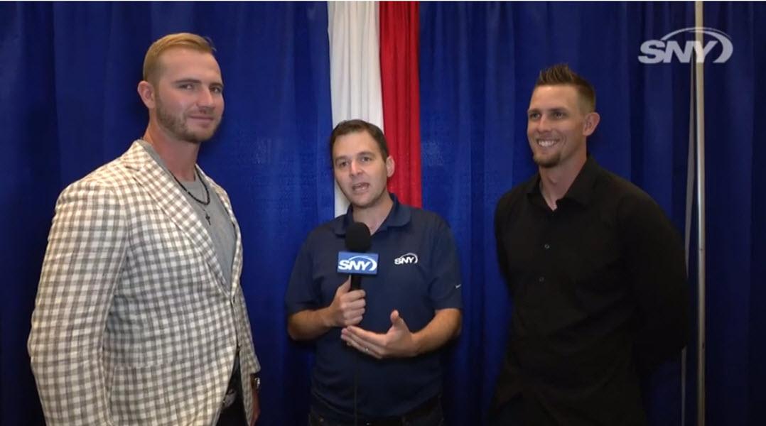 WATCH: Mets All-Stars Pete Alonso, Jeff McNeil answer questions about each other