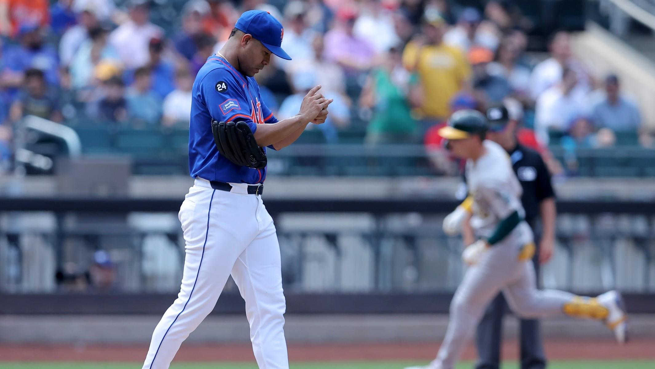 Jose Quintana struggles as Mets fall to A's, 7-6, in sluggish series finale