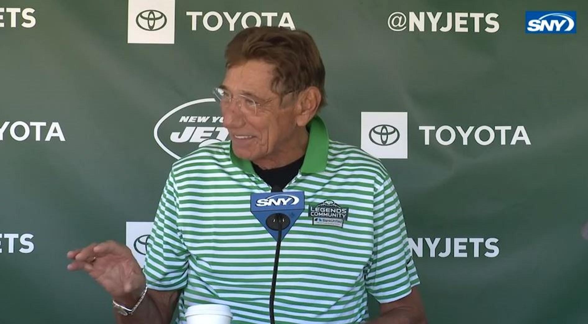 Joe Namath on Sam Darnold: 'He can play as well as anybody'