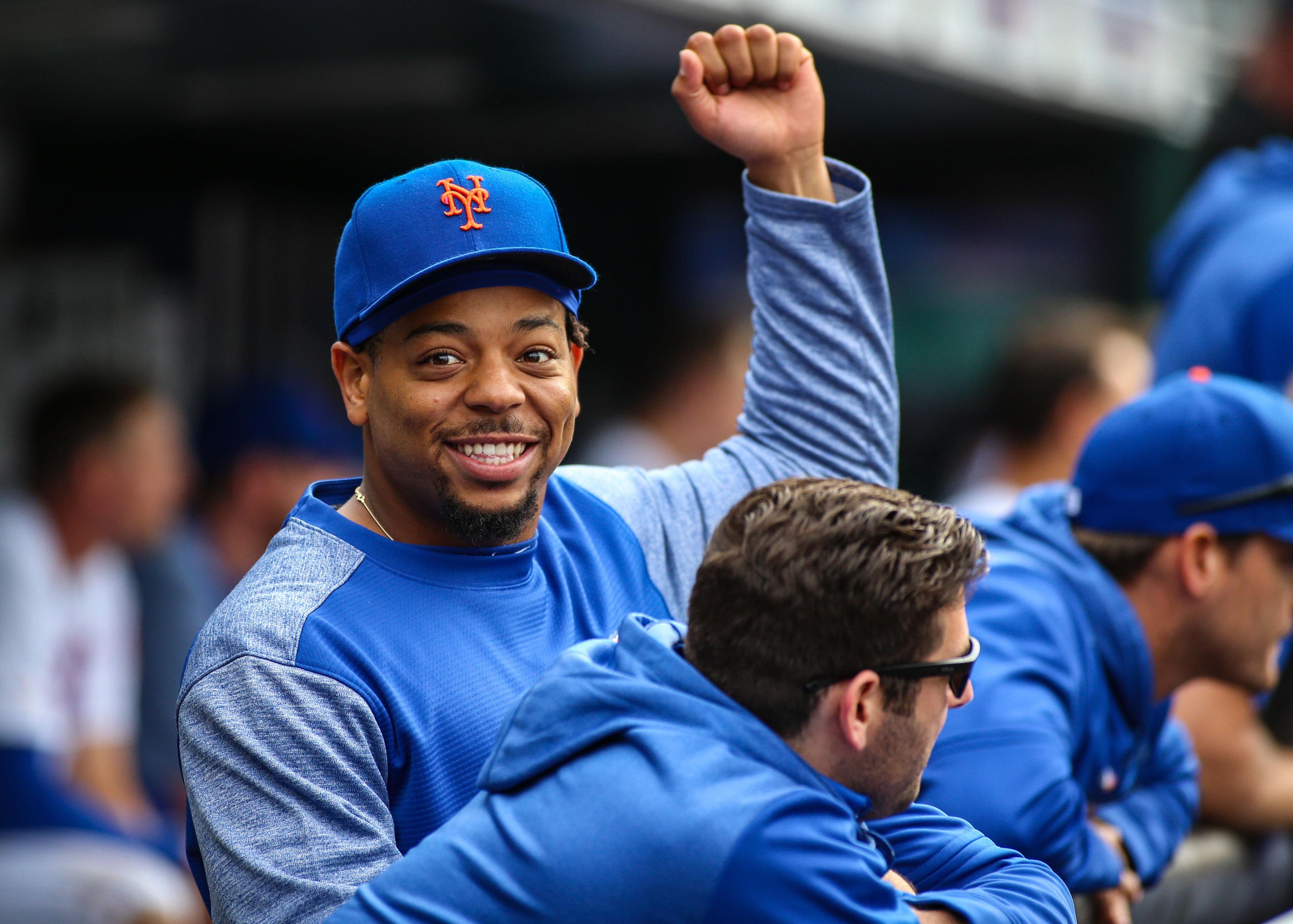 Apr 7, 2019; New York City, NY, USA; New York Mets infielder Dominic Smith (22) at Citi Field. Mandatory Credit: Wendell Cruz-USA TODAY Sports / Wendell Cruz/USA Today Sports