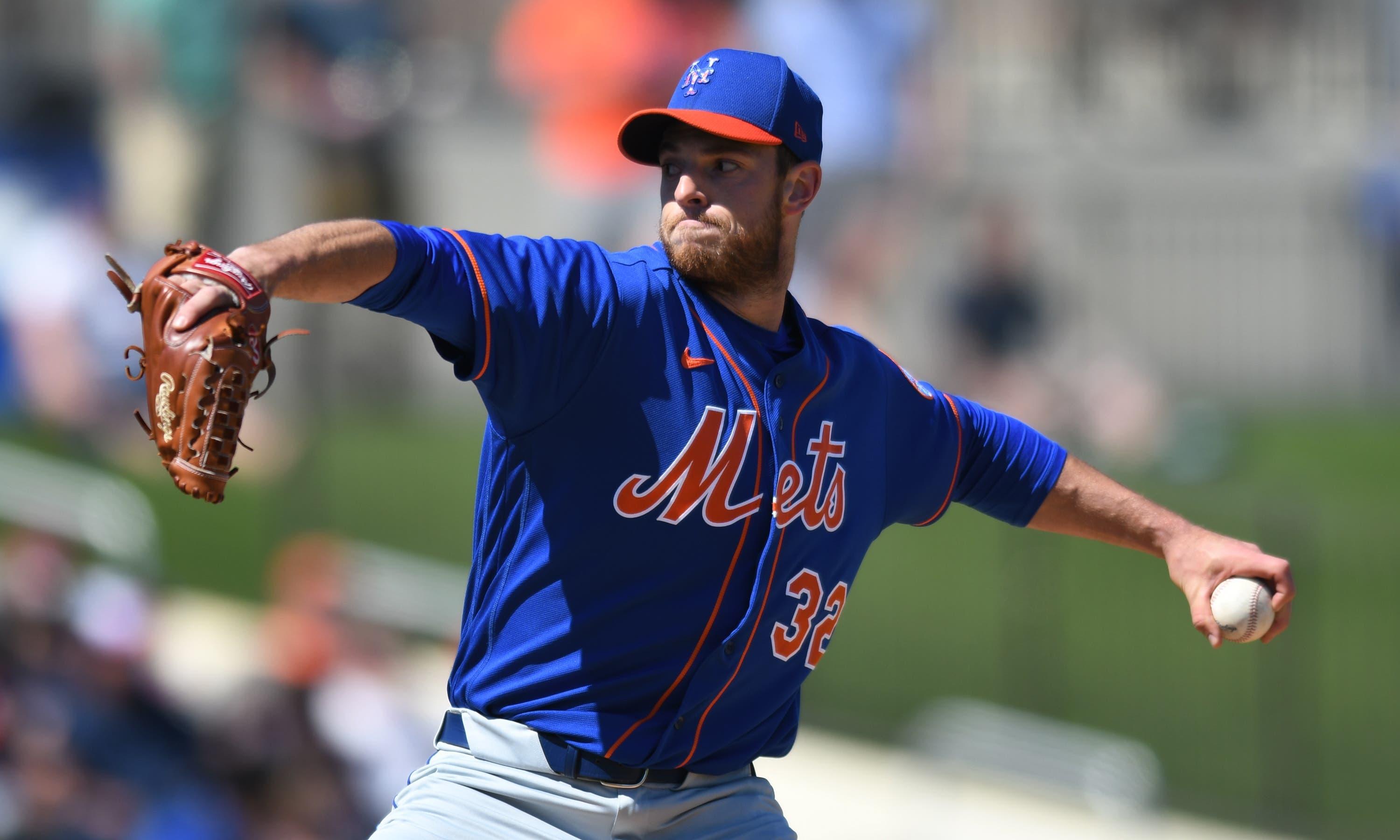 Feb 29, 2020; West Palm Beach, Florida, USA; New York Mets pitcher Steven Matz (32) started the game against the Houston Astros at FITTEAM Ballpark of the Palm Beaches. Mandatory Credit: Jim Rassol-USA TODAY Sports / Jim Rassol