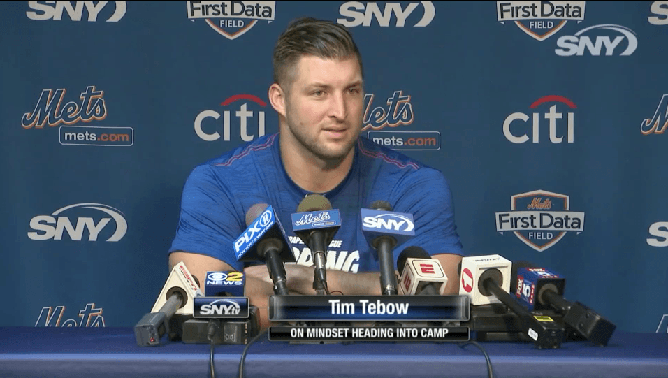 Mets prospect Tim Tebow explains why this is 'biggest Spring Training' for him