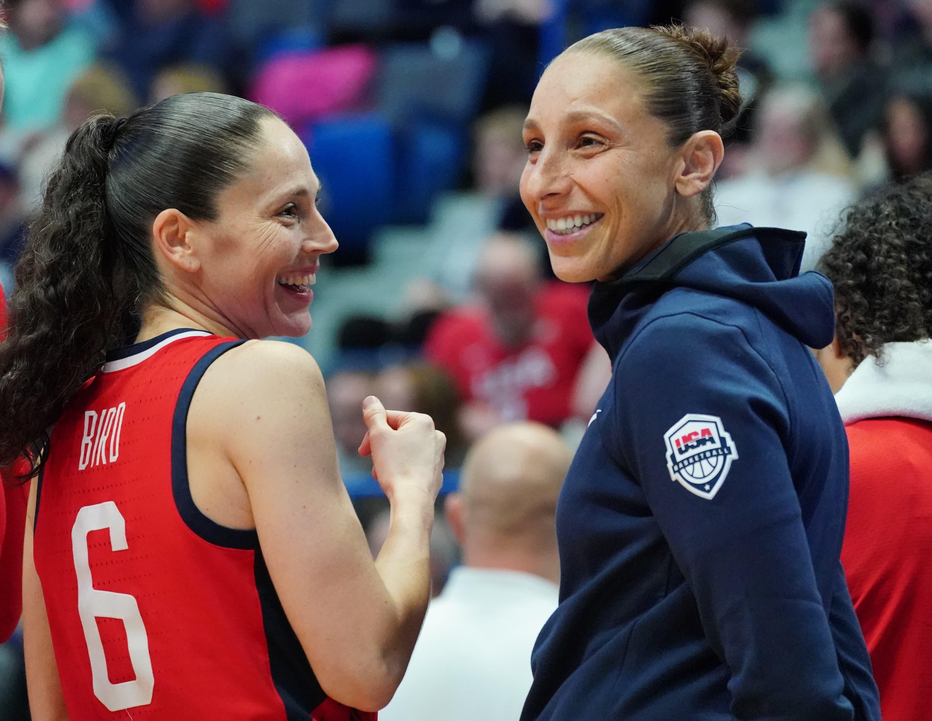 Sue Bird and Diana Taurasi / David Butler II