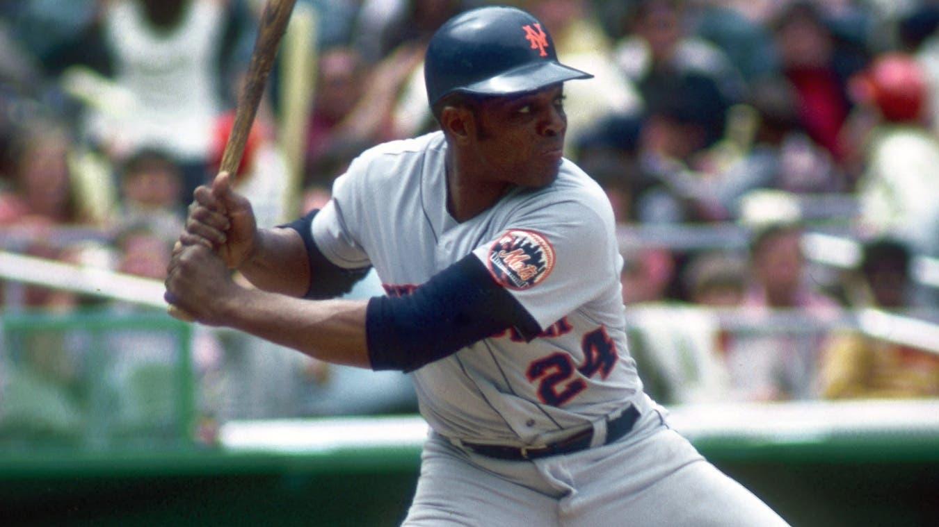 May 1972; Unknown Location, USA; FILE PHOTO; New York Mets outfielder Willie Mays in action during the 1972 season. / Malcolm Emmons-USA TODAY Sports (c) Copyright Malcolm Emmons