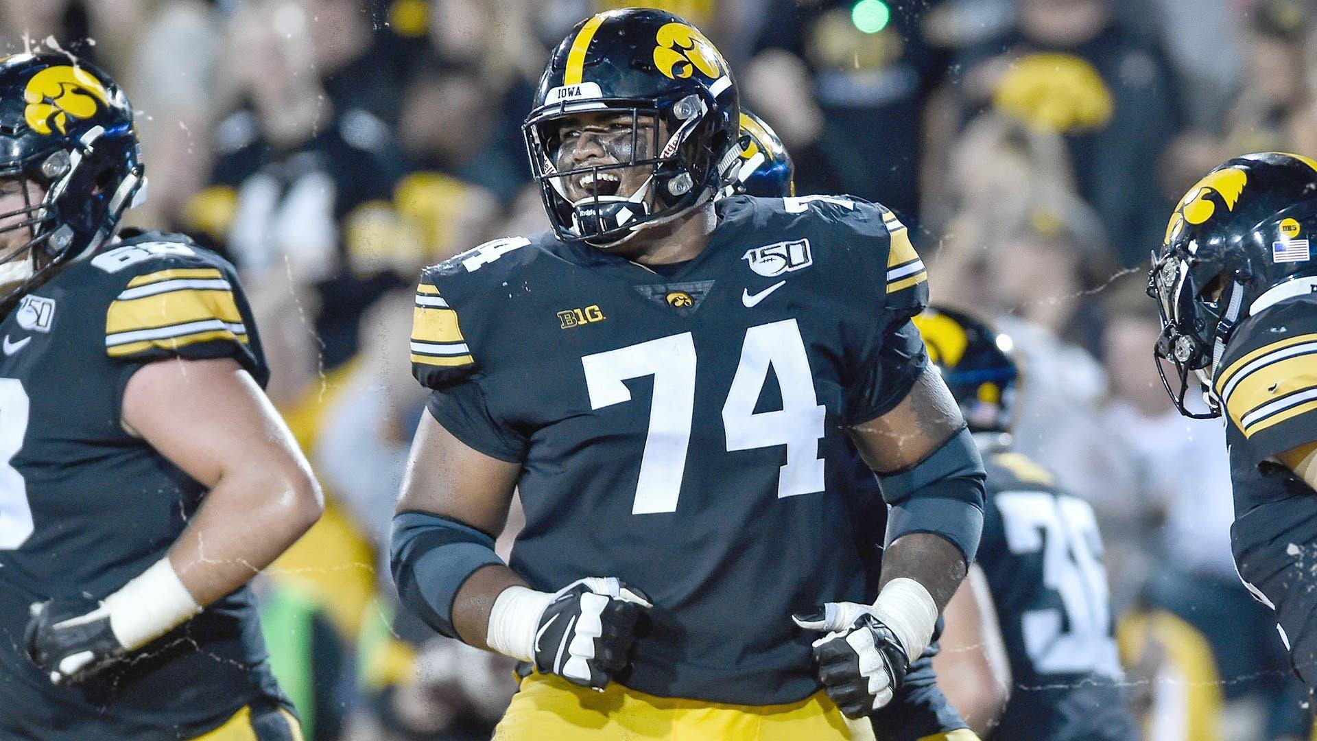 Iowa offensive tackle Tristan Wirfsundefined