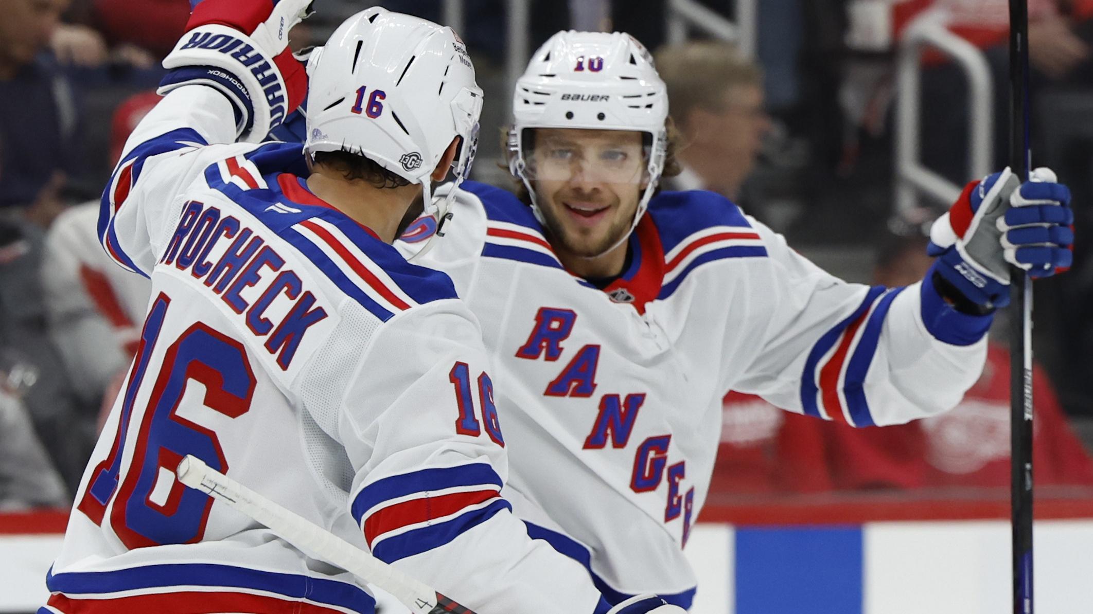 Artemi Panarin's hat trick pushes Rangers to 5-2 win over Red Wings