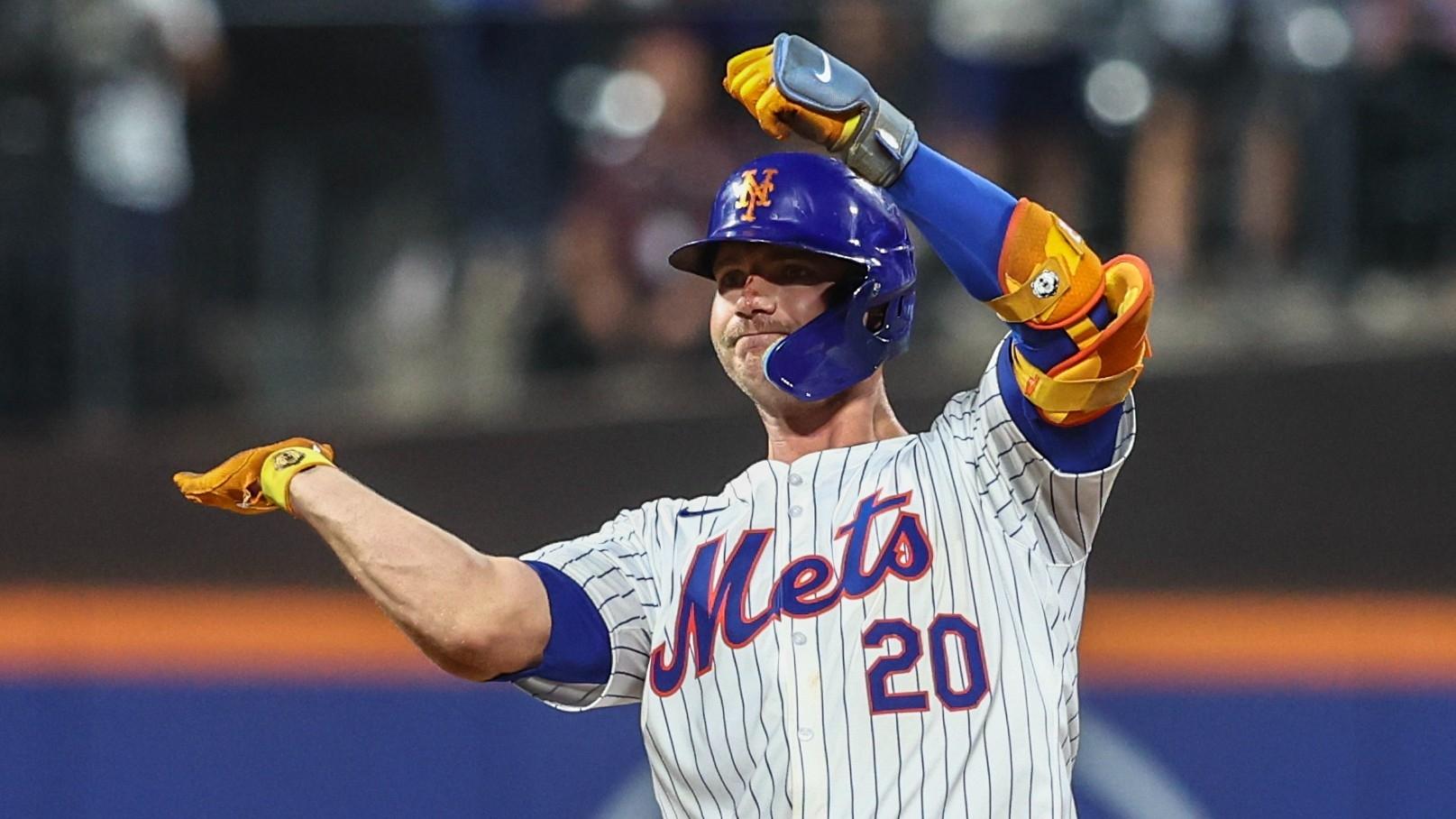 Pete Alonso showing signs of heating up after perfect night for Mets