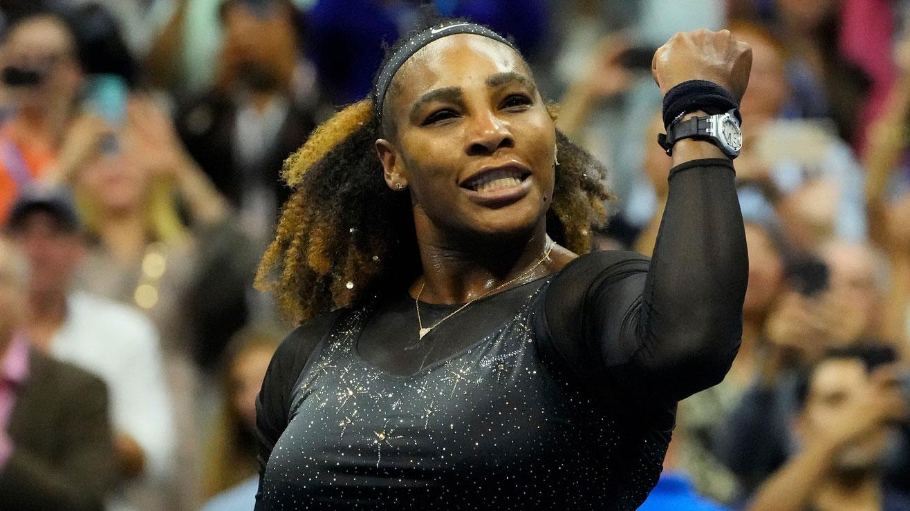 Aug 31, 2022; Flushing, NY, USA; Serena Williams of the USA after beating Anett Kontaveit of Estonia on day three of the 2022 U.S. Open tennis tournament at USTA Billie Jean King National Tennis Center. / Robert Deutsch-USA TODAY Sports