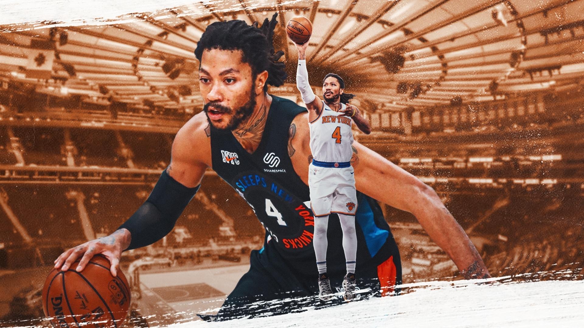 Derrick Rose / USA TODAY Sports/SNY Treated Image