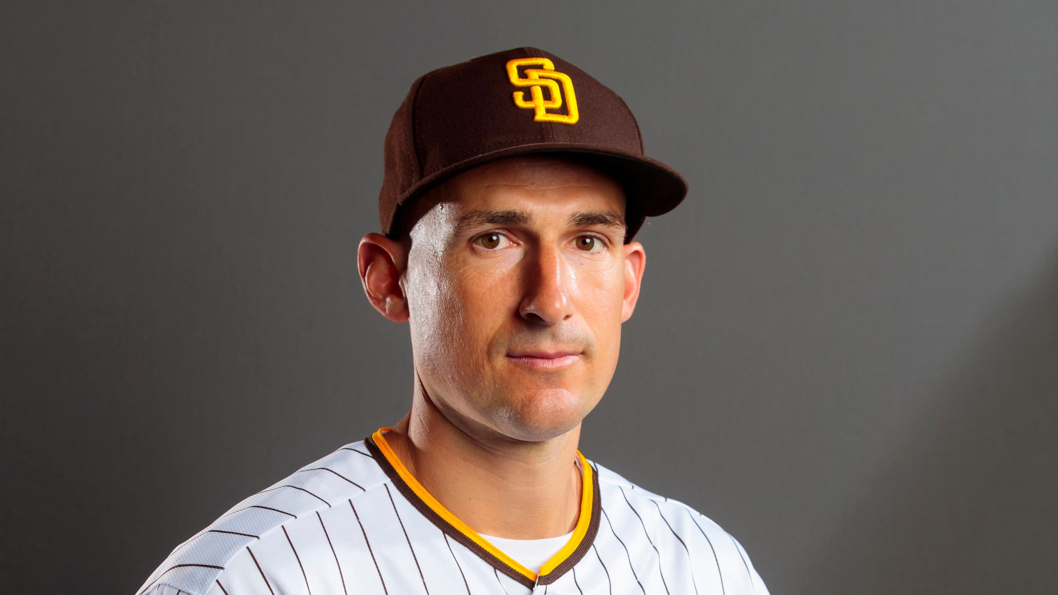 San Diego Padres development coach Ryan Flaherty poses for a portrait during media day at Peoria Sports Complex. / Mark J. Rebilas-USA TODAY Sports