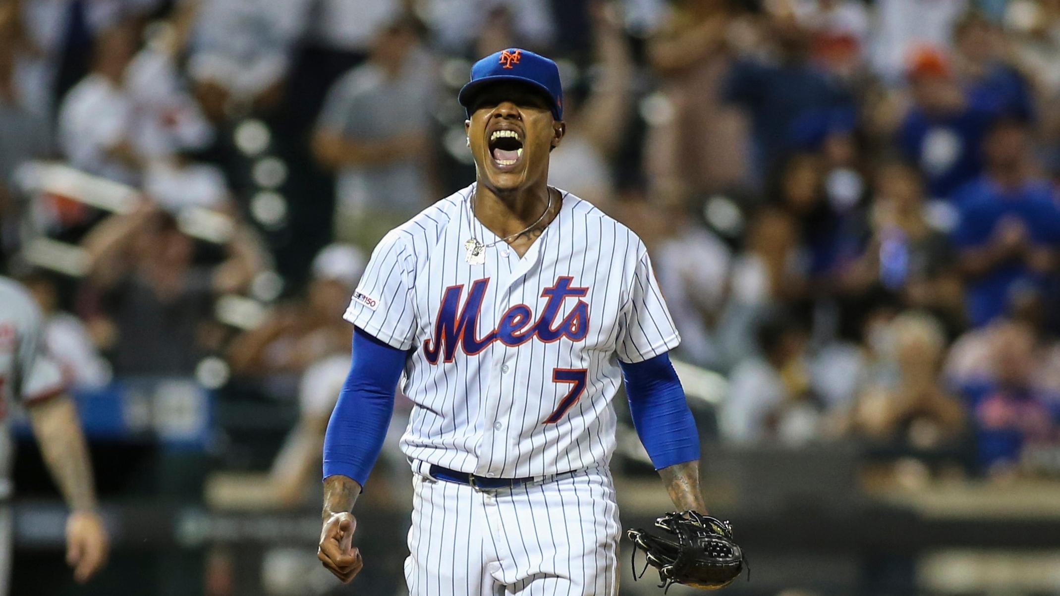 Marcus Stroman amped up after pitch / Wendell Cruz/USA TODAY