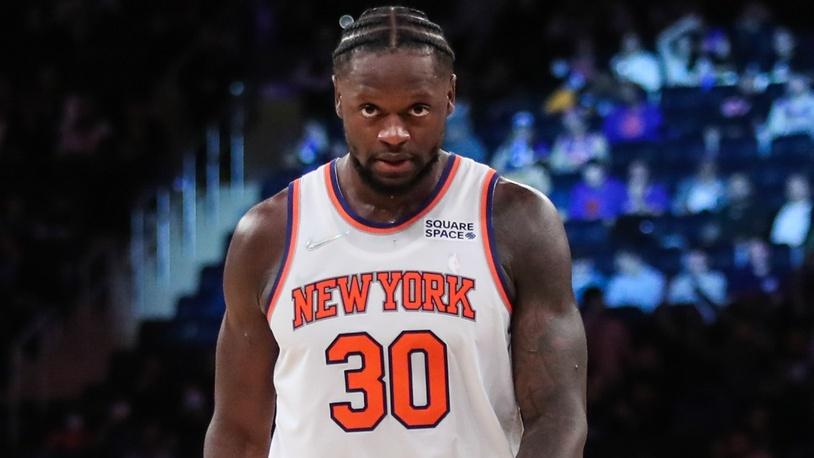 Oct 5, 2021; New York, New York, USA; New York Knicks forward Julius Randle (30) at Madison Square Garden. / Wendell Cruz-USA TODAY Sports