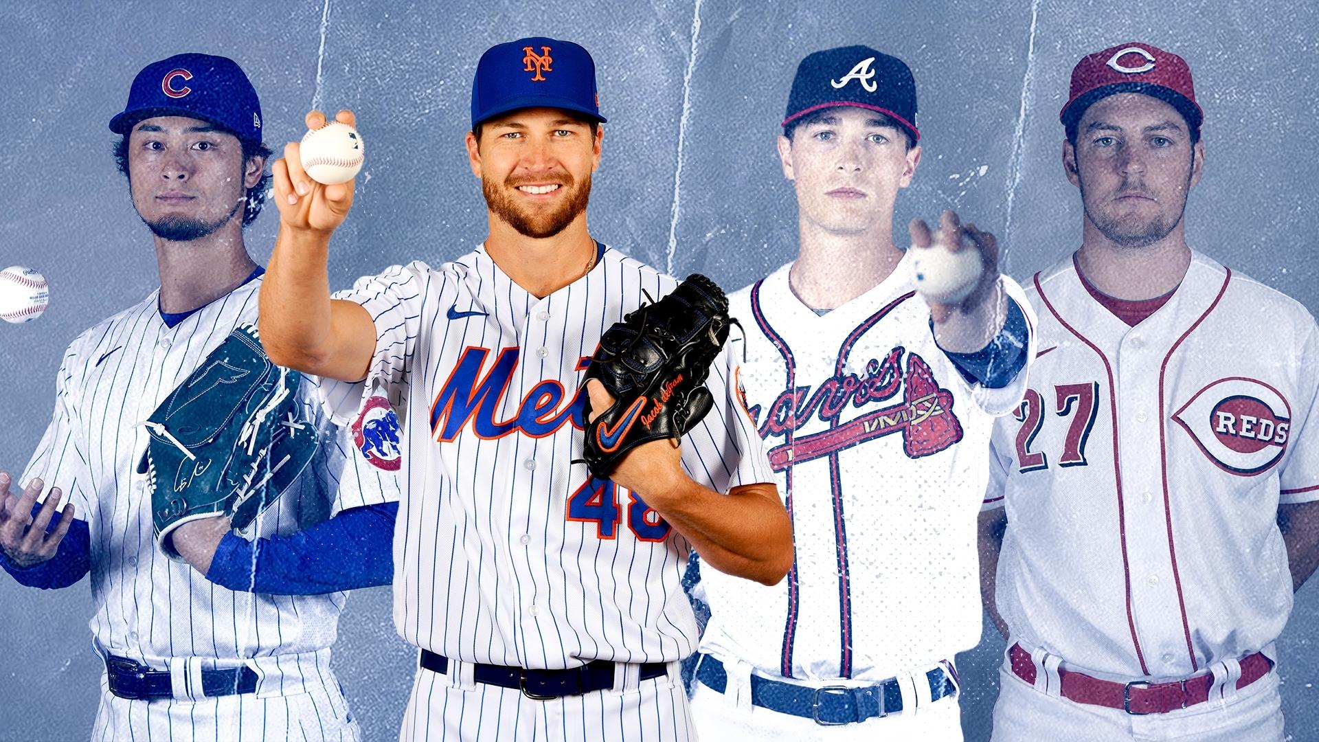 Yu Darvish, Jacob deGrom, Max Fried, and Trevor Bauer / SNY treated image