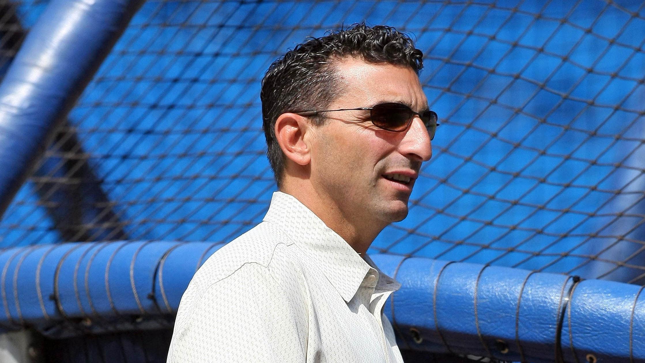 Jul 22, 2007; Toronto, ON, Canada; Toronto Blue Jays general manager J.P. Ricciardi before their game against the Seattle Mariners at the Rogers Centre in Toronto, ON. / Tom Szczerbowski-USA TODAY Sports