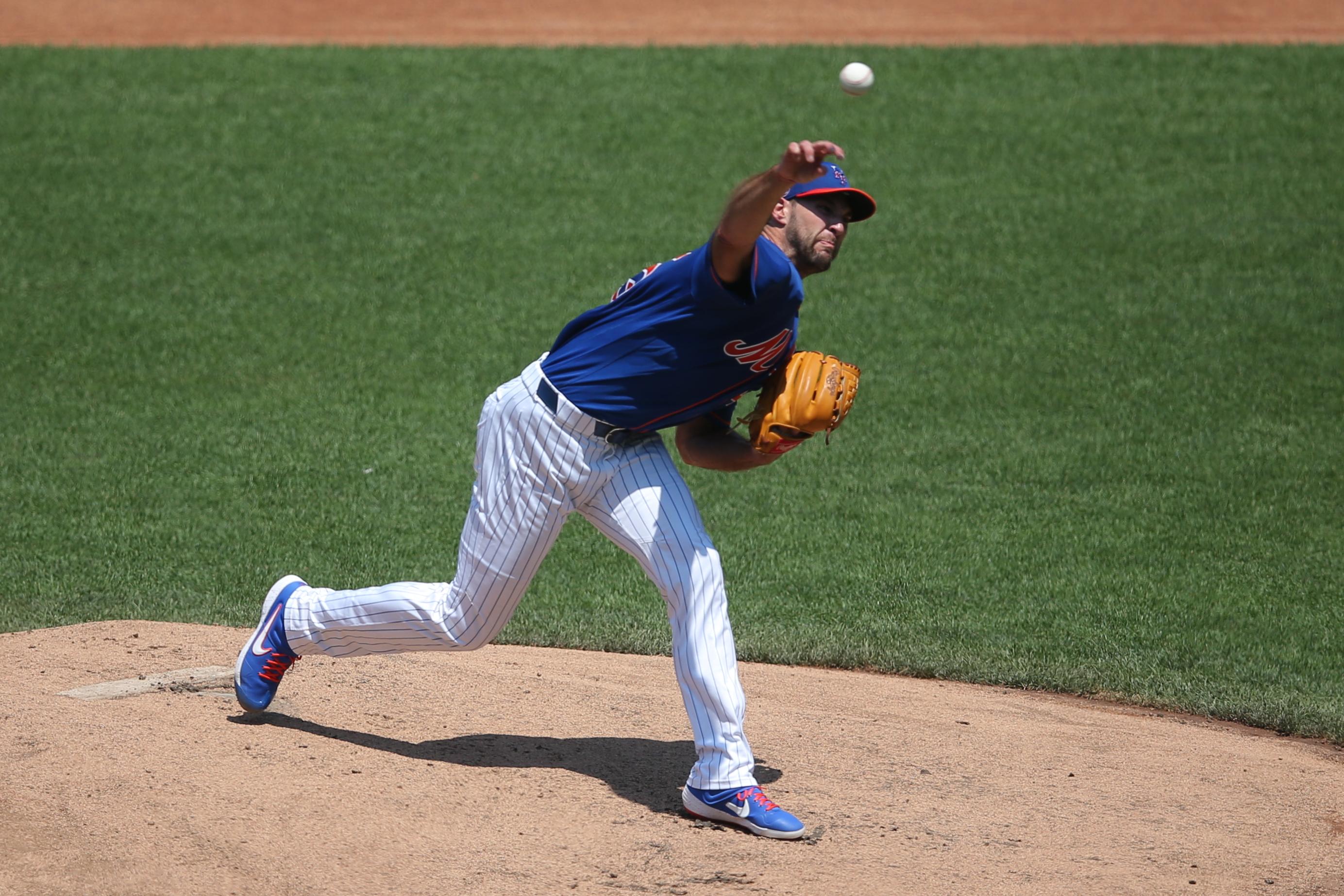 Mets' Michael Wacha at summer camp. / Brad Penner/USA TODAY Sports