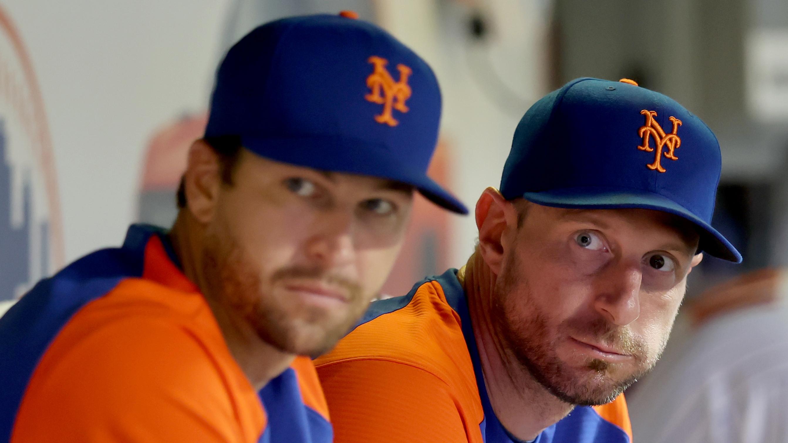 Jacob deGrom and Max Scherzer / Brad Penner - USA TODAY Sports