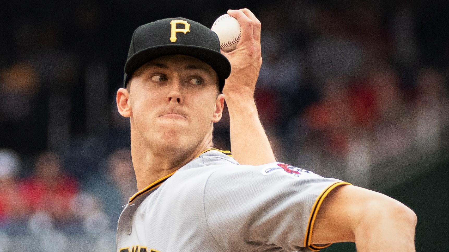 Apr 14, 2019; Washington, DC, USA; Pittsburgh Pirates starting pitcher Jameson Taillon (50) delivers a pitch during the first inning against the Washington Nationals at Nationals Park. Mandatory Credit: Tommy Gilligan-USA TODAY Sports / © Tommy Gilligan-USA TODAY Sports