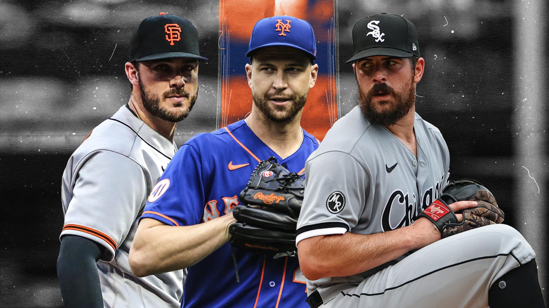 Kris Bryant, Jacob deGrom and Carlos Rodon / USA TODAY Sports/SNY Treated Image