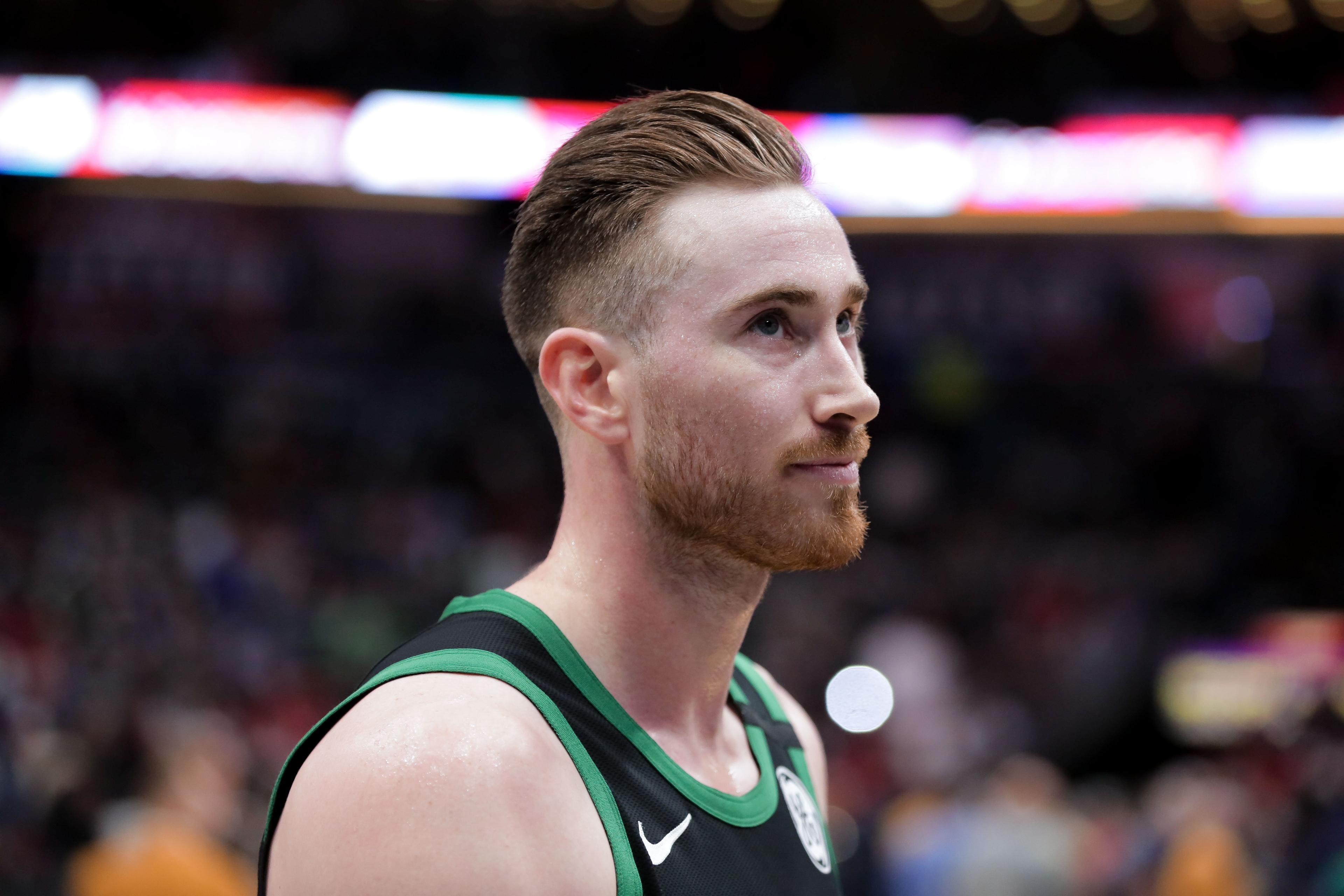 Jan 26, 2020; New Orleans, Louisiana, USA; Boston Celtics forward Gordon Hayward (20) against the New Orleans Pelicans during the second quarter at the Smoothie King Center. / Derick E. Hingle-USA TODAY Sports