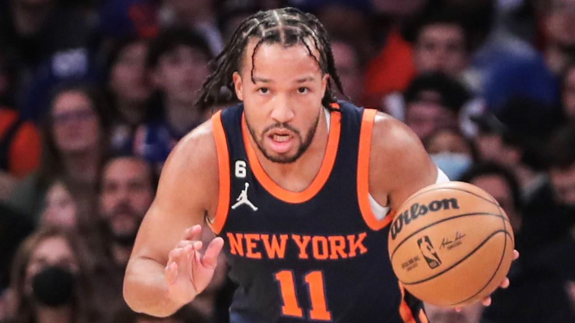 Jan 2, 2023; New York, New York, USA; New York Knicks guard Jalen Brunson (11) brings the ball up court in the first quarter against the Phoenix Suns at Madison Square Garden. Mandatory Credit: Wendell Cruz-USA TODAY Sports / © Wendell Cruz-USA TODAY Sports