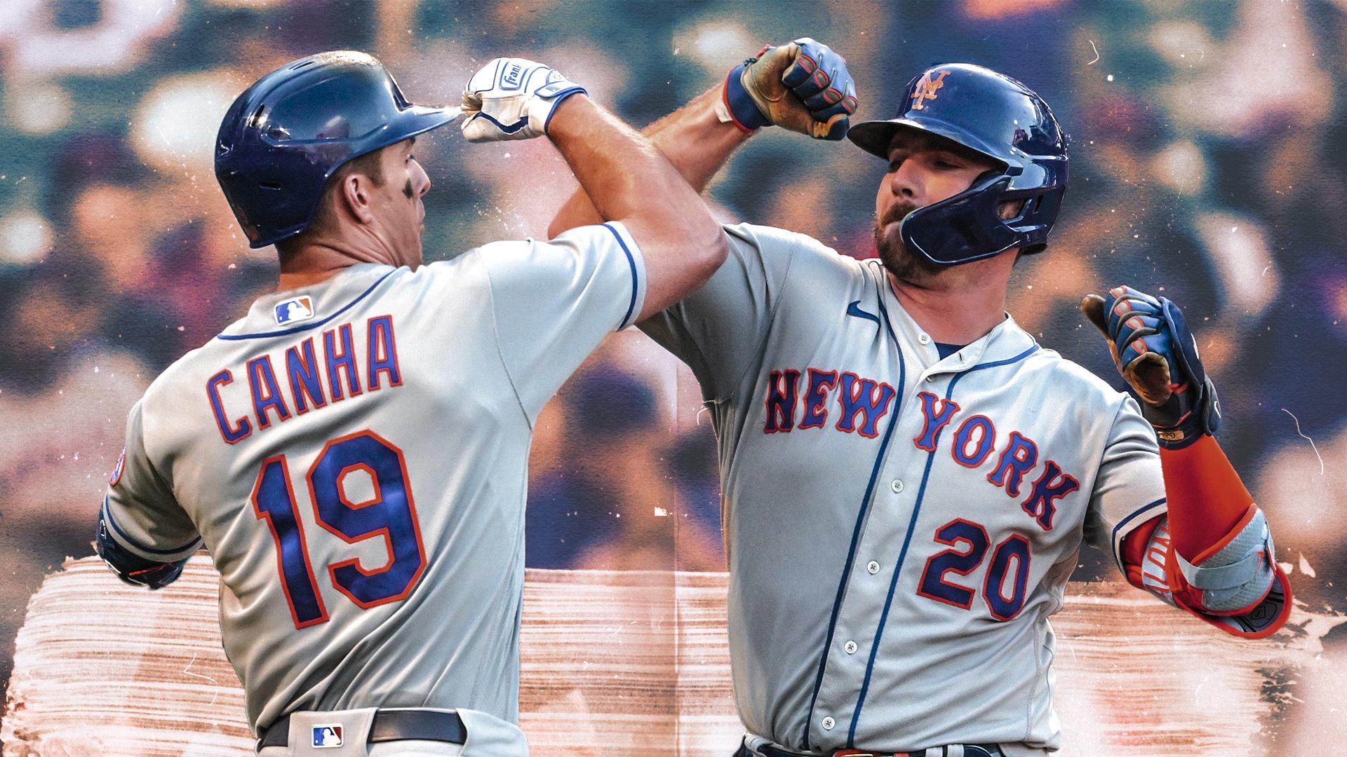 Mark Canha and Pete Alonso / USA TODAY Sports/SNY Treated Image