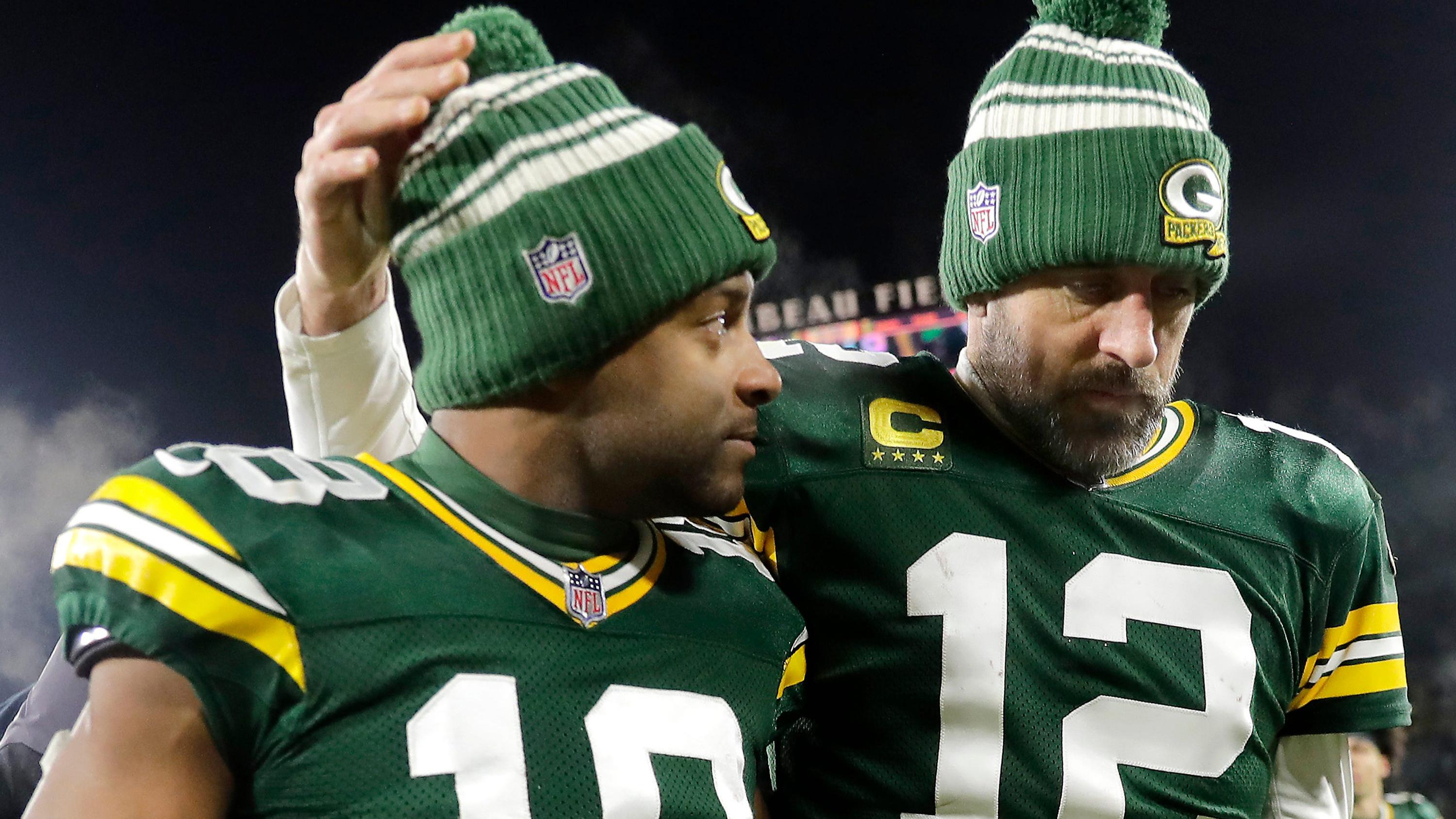 Randall Cobb and Aaron Rodgers / Wm. Glasheen/USA TODAY NETWORK-Wisconsin / USA TODAY NETWORK
