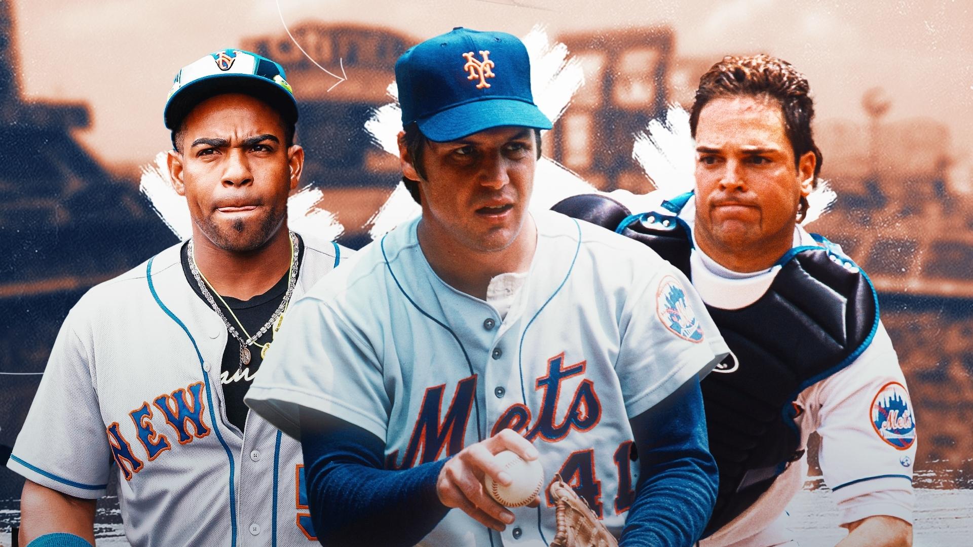 Yoenis Cespedes/Tom Seaver/Mike Piazza / USA TODAY Sports/Treated by SNY