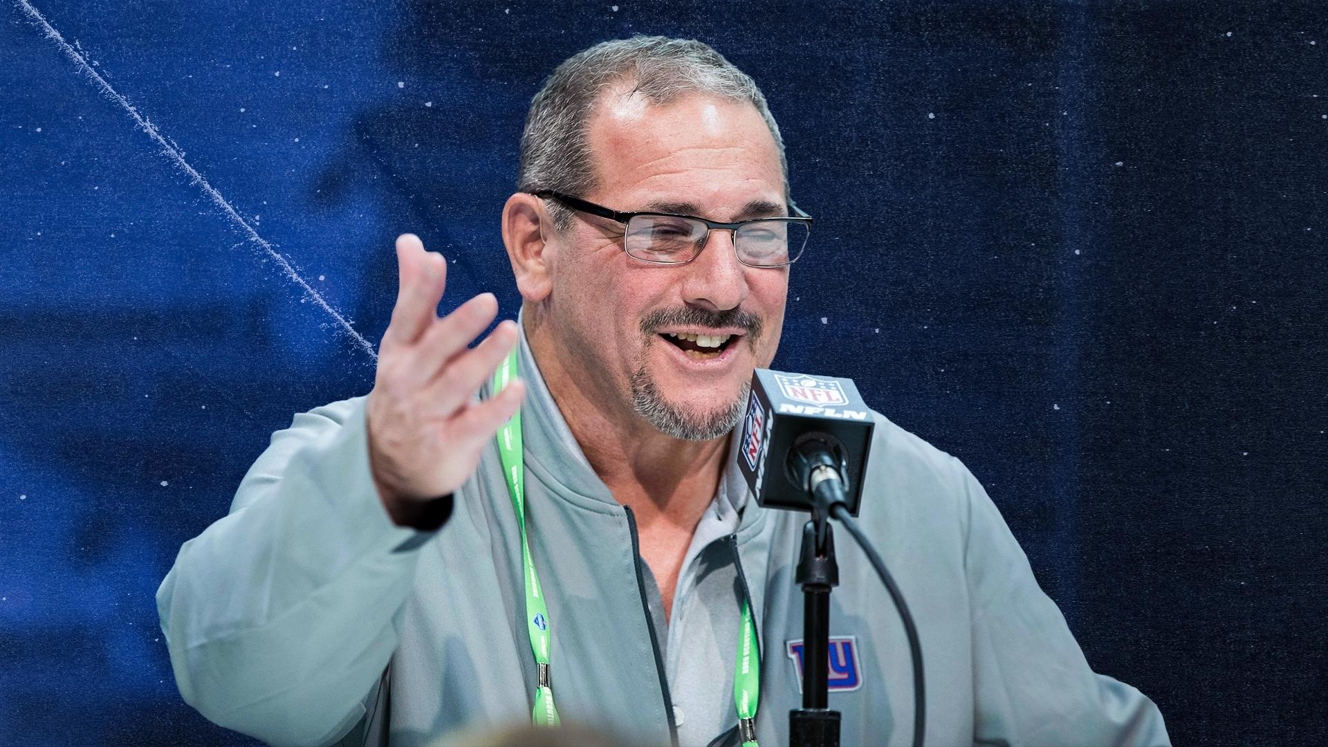 Giants GM Dave Gettleman / Treated Image by SNY