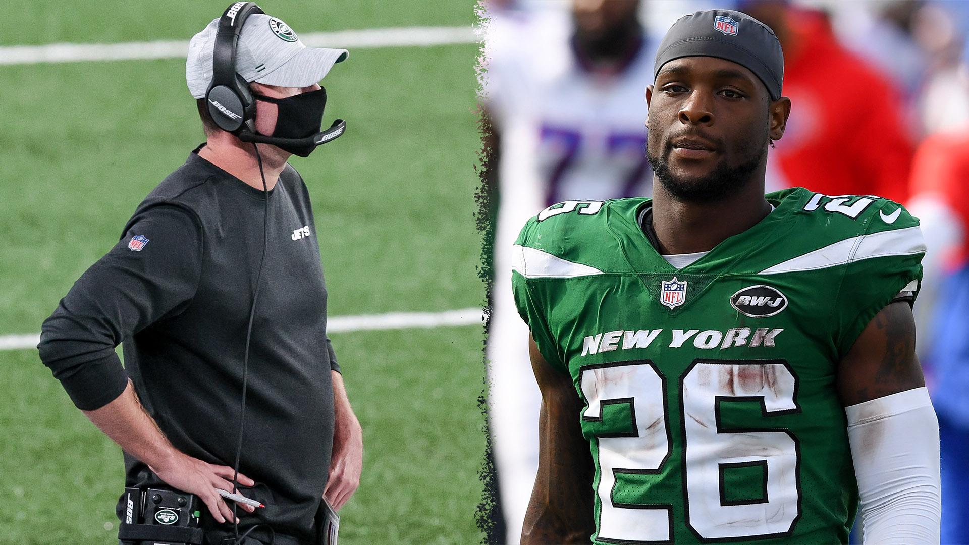 Adam Gase/Le'Veon Bell / Treated by SNY