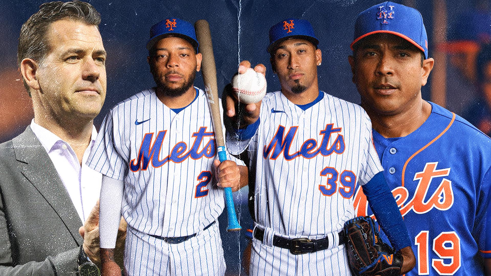 Brodie Van Wagenen, Dominic Smith, and Edwin Diaz, and Luis Rojas / SNY treated image