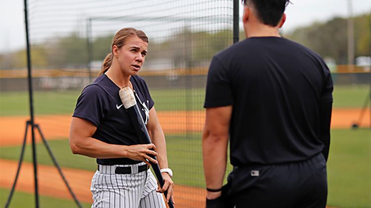 Yankees hitting coach Rachel Balkovec / Photo Courtesy of the Yankees
